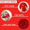 Ruby Red Balloons Different Sizes Latex Matte Red Balloon Garland Arch Kit for Birthday Wedding Baby Shower Valentine's Day Mother's Day Party Decor